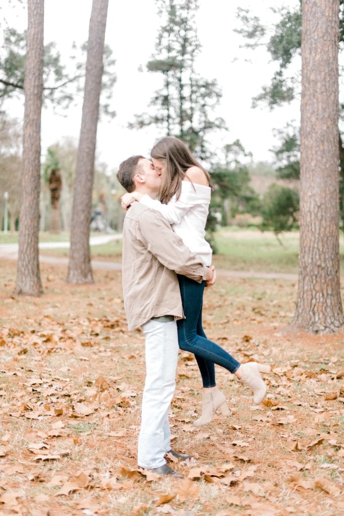 Fall engagement session at Arsenal Park Baton Rouge